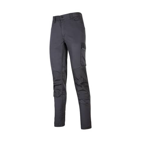 Pantalone da lavoro Meek U-Power grigio acciaio - 6 tasche - Taglia XXL HY179GI MEEK 2XL