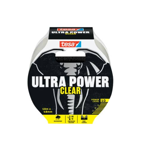 Nastro adesivo tesa Ultra Power Clear Repairing in polietilene trasparente 48 mm x 10 m - 56496-00000-00