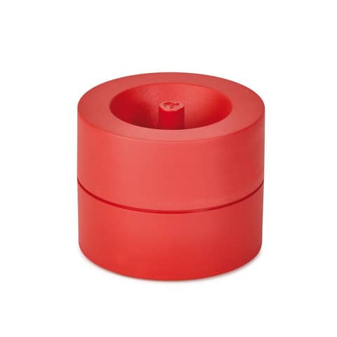 Porta graffette Maul MAULpro - riciclato rosso - Ø 7.3 cm h.6 cm Z710006