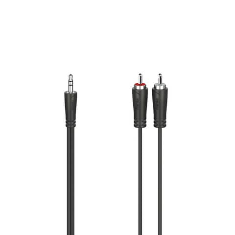 Cavo Jack 3.5 mm - 1,5 metri - 2x RCA Hama nero 7200720