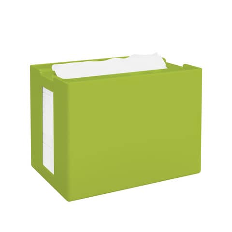 Dispenser per tovaglioli interfogliati antibatterico Papernet Ready Table Basic in plastica lime - 417810