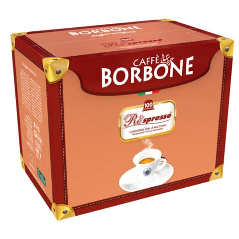 Capsule compatibili Respresso 100 pz Caffe Borbone qualità Dek Green REBDEK100N