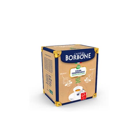 Capsule compatibili e compostabili Don Carlo Caffe Borbone qualità Rossa conf. 100 pezzi - AMCOMPOSTABRED100N