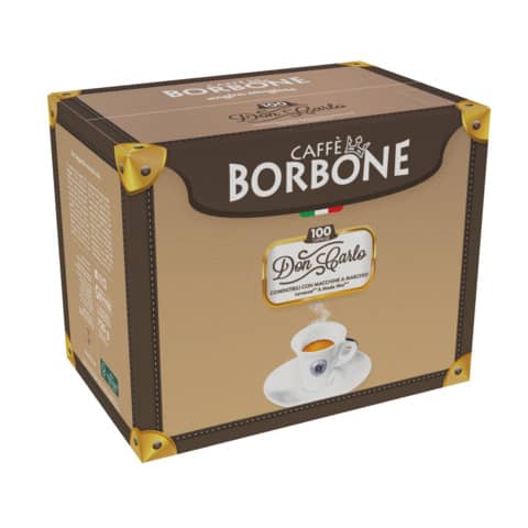 Capsule compatibili Don Carlo 100 pz Caffe Borbone qualità Oro AMSORO100NDONCARLO