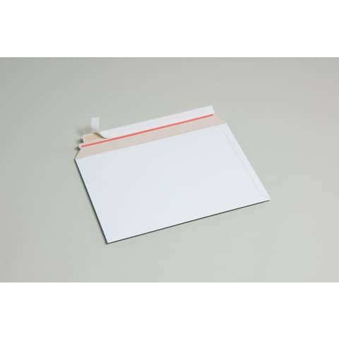 Buste a sacco in cartoncino teso bianco apertura lato lungo Cart Pack conf. 200 pz Bong formato A5+ - 543220