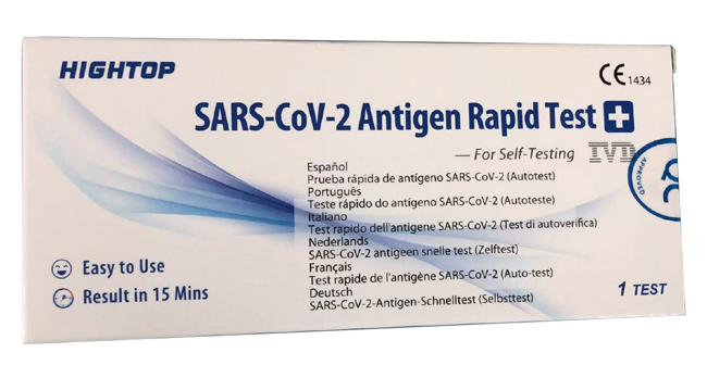 Test antigenico nasale rapido per Coronavirus (2019-nCoV) uso