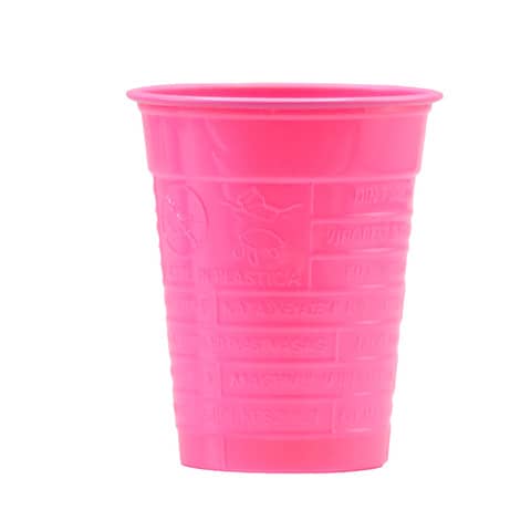 Bicchieri 200 ml R marcato conf. 100 pz Dopla fucsia 2661