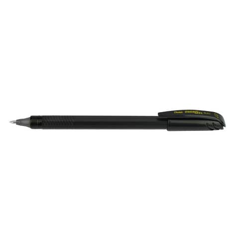 Roller ricaricabile EnerGel con cappuccio 96% riciclato - conf. 12 pezzi Pentel nero - BL417R-A