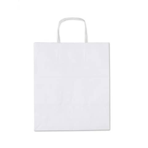 Borsa Pastipack kraft bianco 28x20x32 cm conf. 25 pz Rex-Sadoch 100 gr/mq PASTIPACKBIA