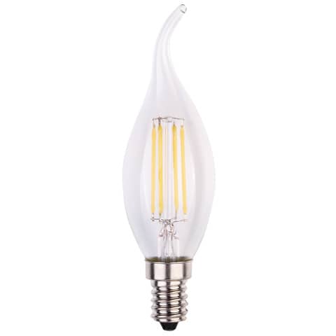 Lampadina LED a filamento fiamma 6W attacco E14 806 lumen luce naturale MKC 4000K - 499048561