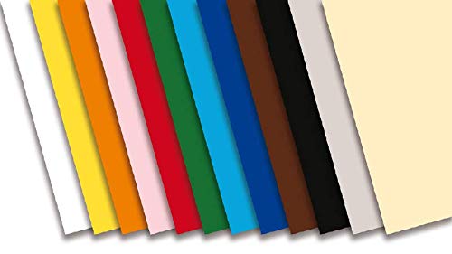 Cartoncino Bristol Fabriano liscio 50×70 pz.25 gr.200 colori assortiti