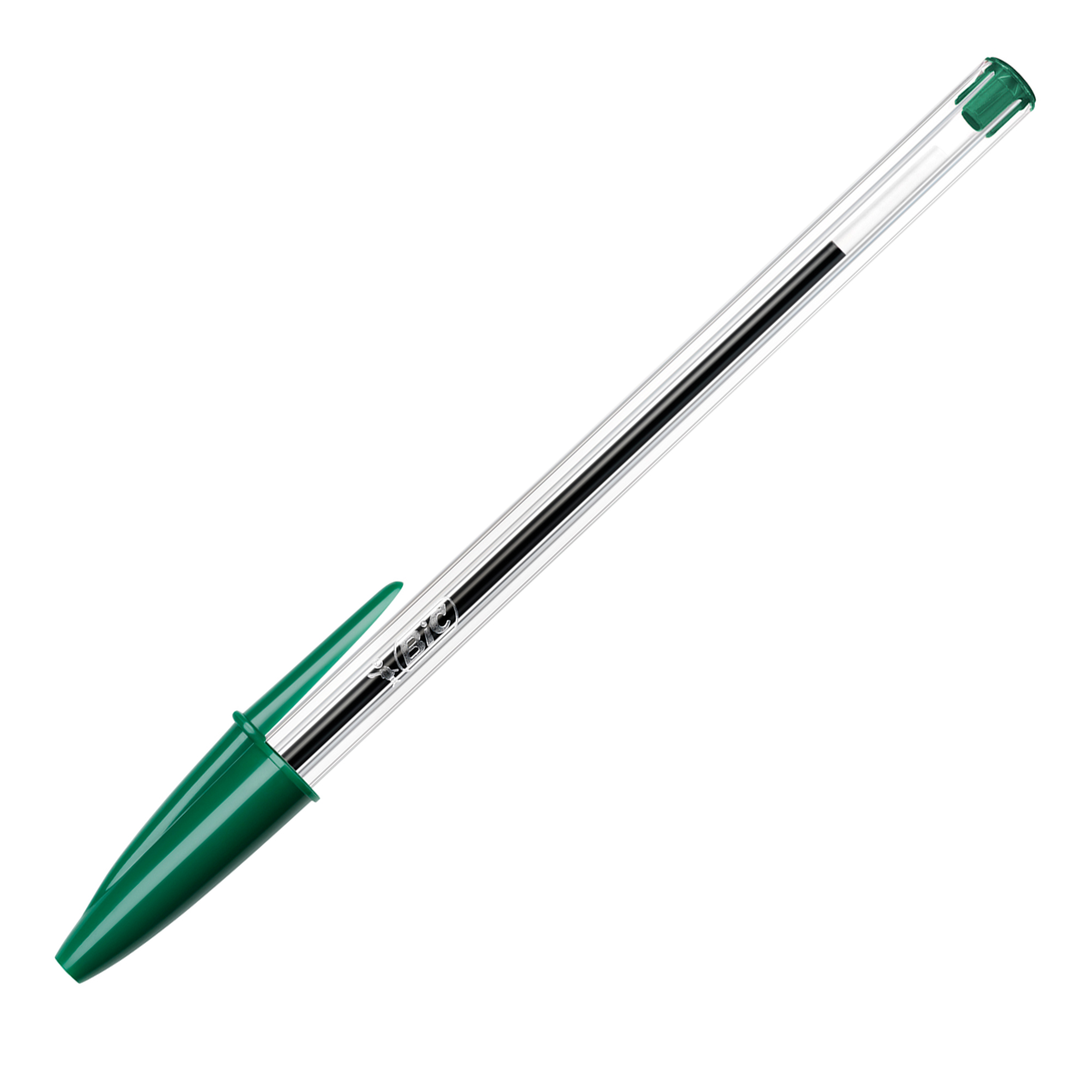 Penna a sfera Cristal  - punta media 1,0mm - verde - Bic - conf. 50 pezzi