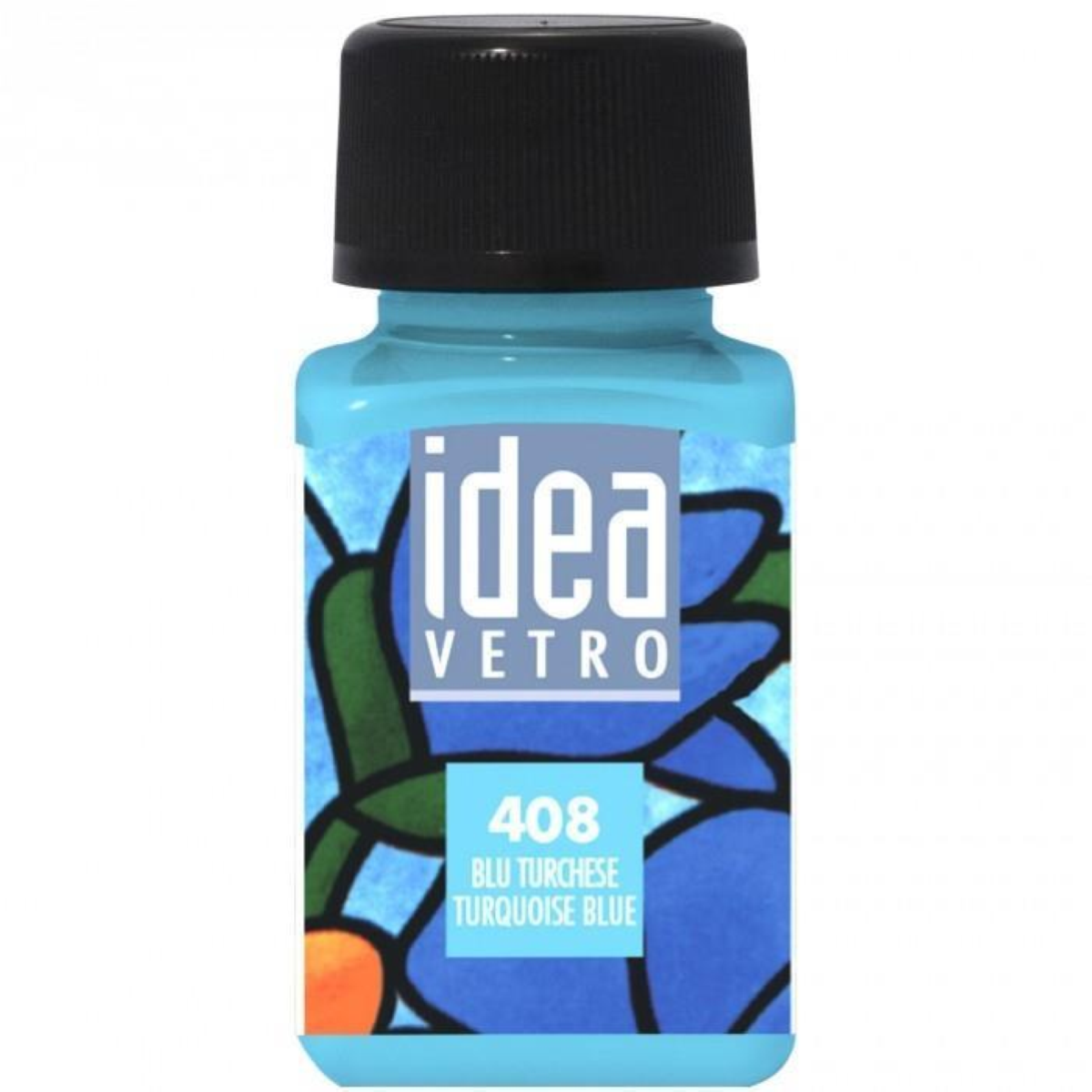 Colori idea vetro ml.60 blu turchese