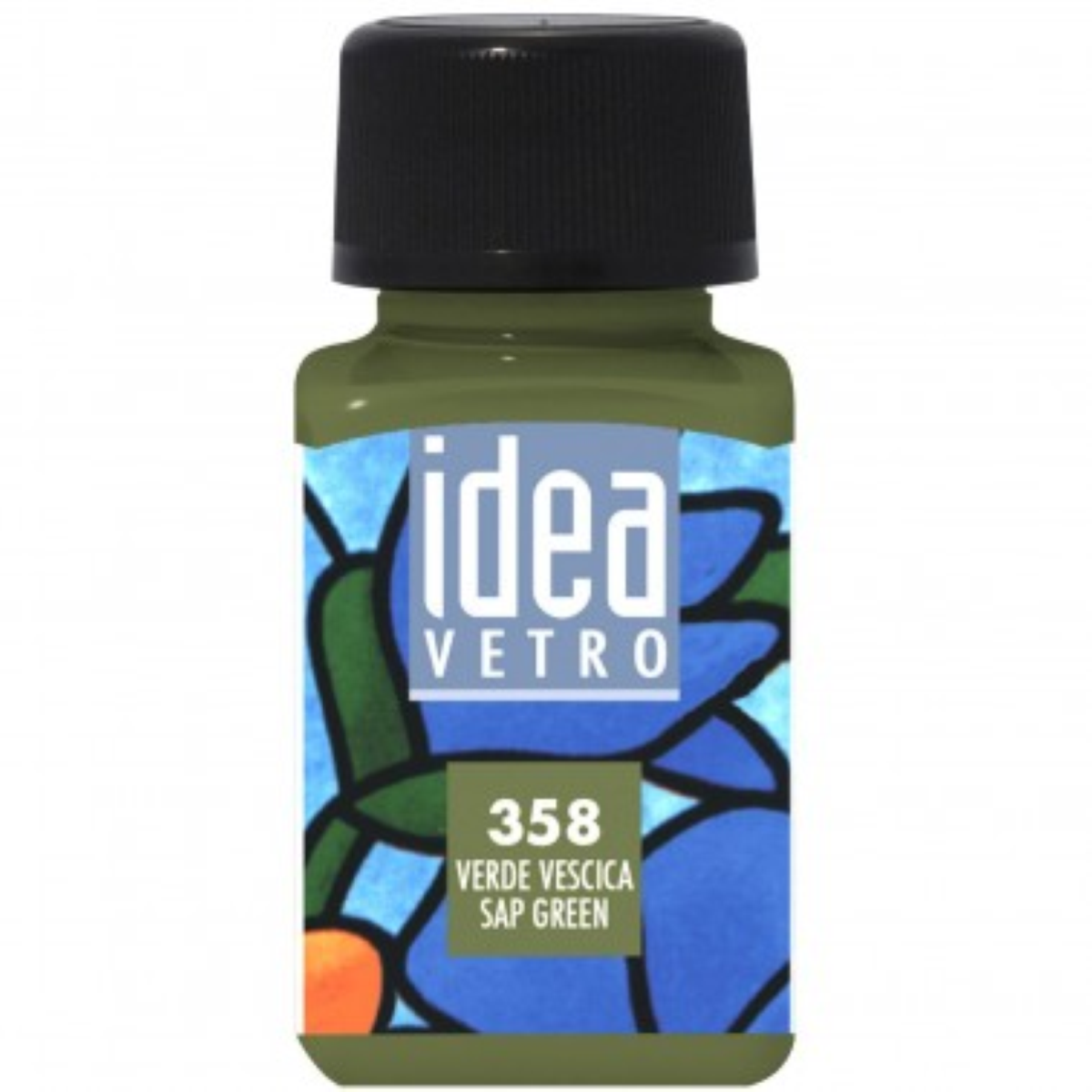 Colori idea vetro ml.60 verde vescica