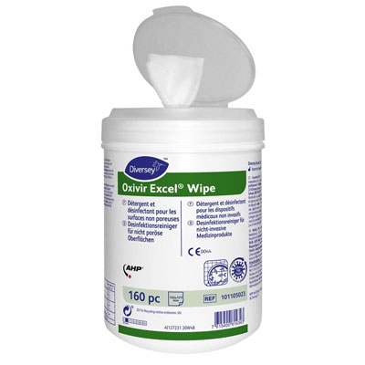 Salvietta disinf. oxivir excel Wipe ce (per disp. medici) pz.160