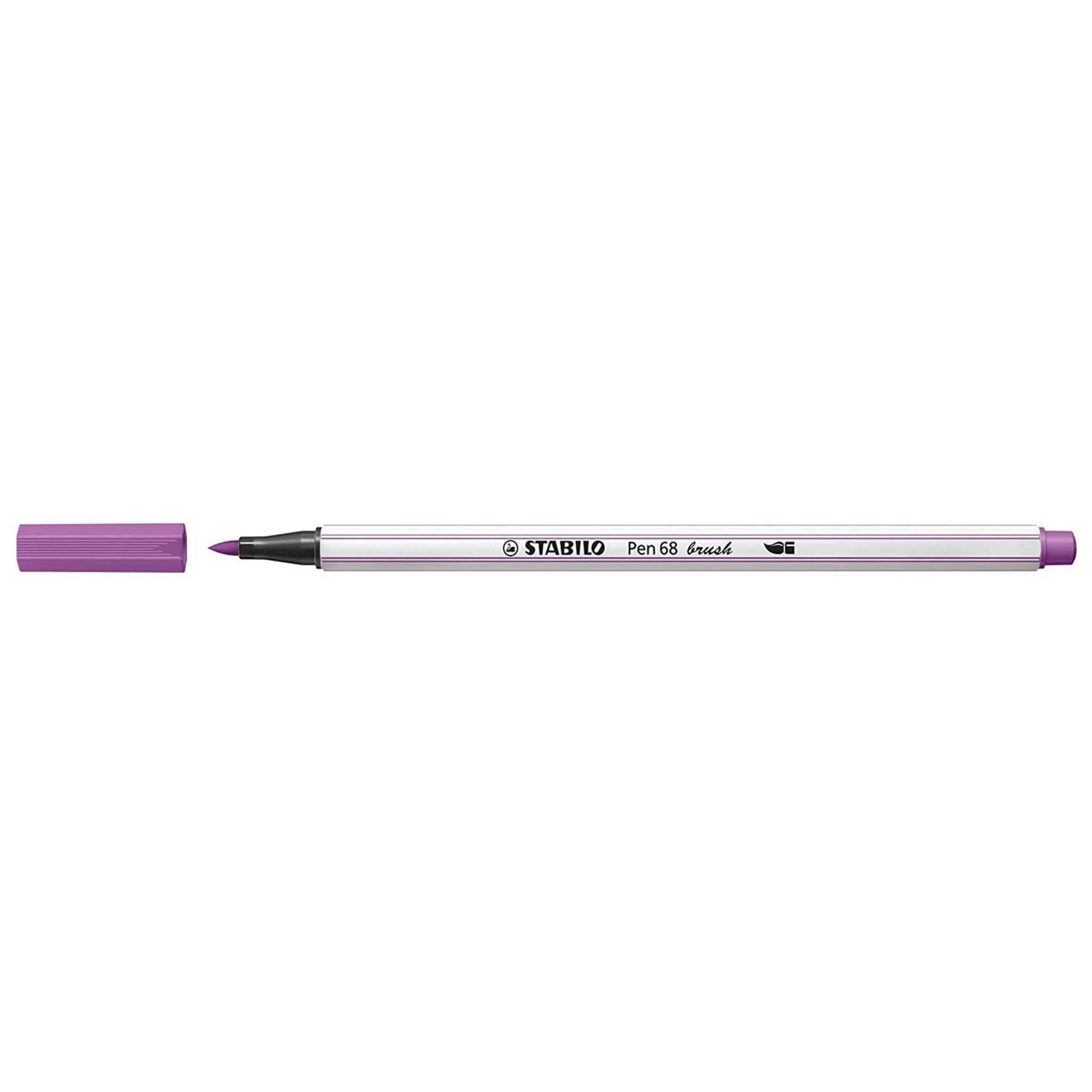 Penna Stabilo Pen 68 brush prugna