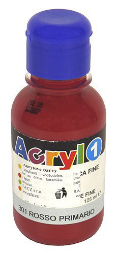 Tempera Primo acrilica 125 ml rosso primario 301