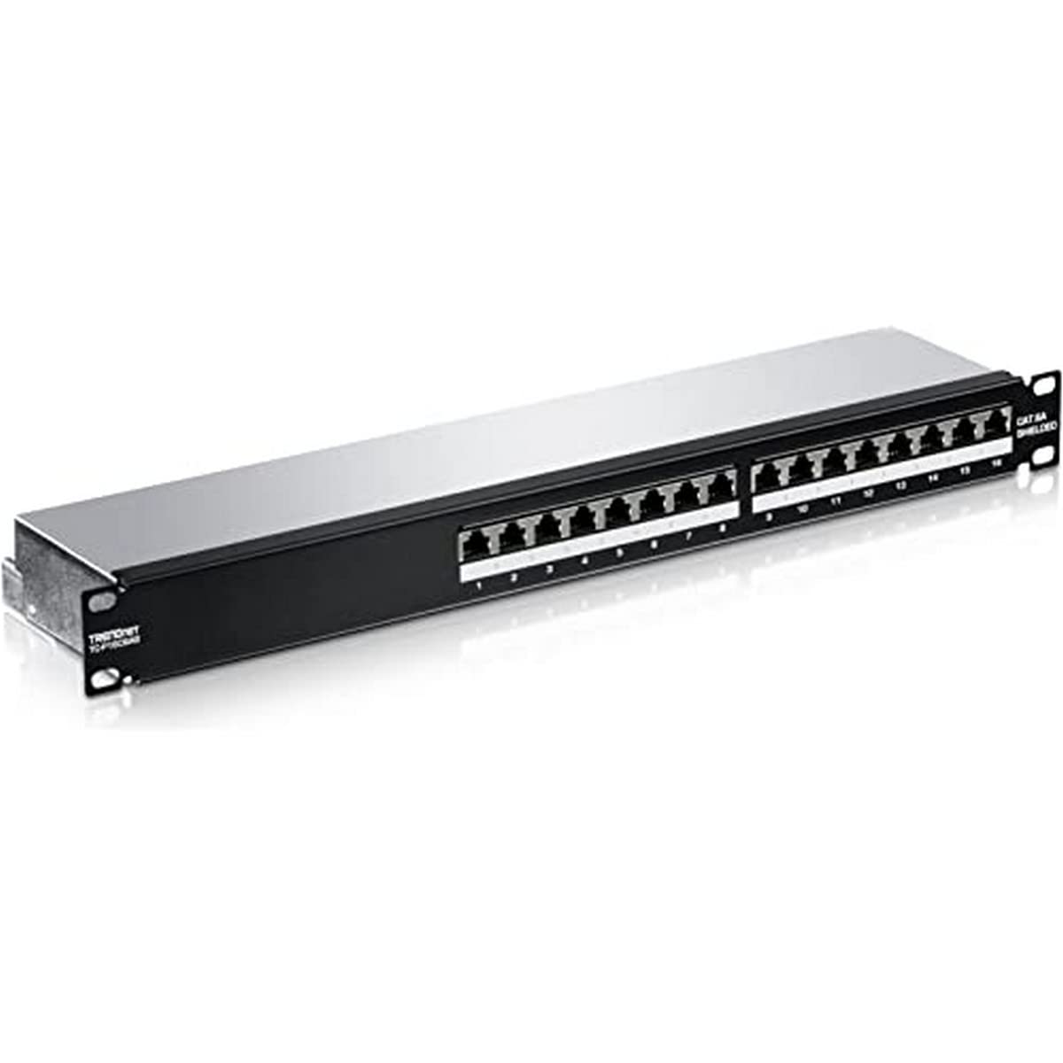 16-PORT CAT6A SHIELDED