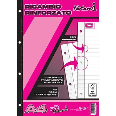 Ricambio rinforzato gr.80 A4 fg.40 Notami c