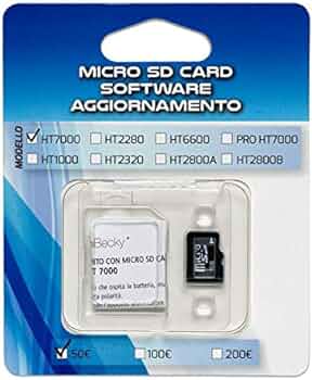 Micro sd card aggiornamento software ht2800