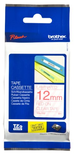 TZE-132 LAMINATED TAPE 12MM 8M