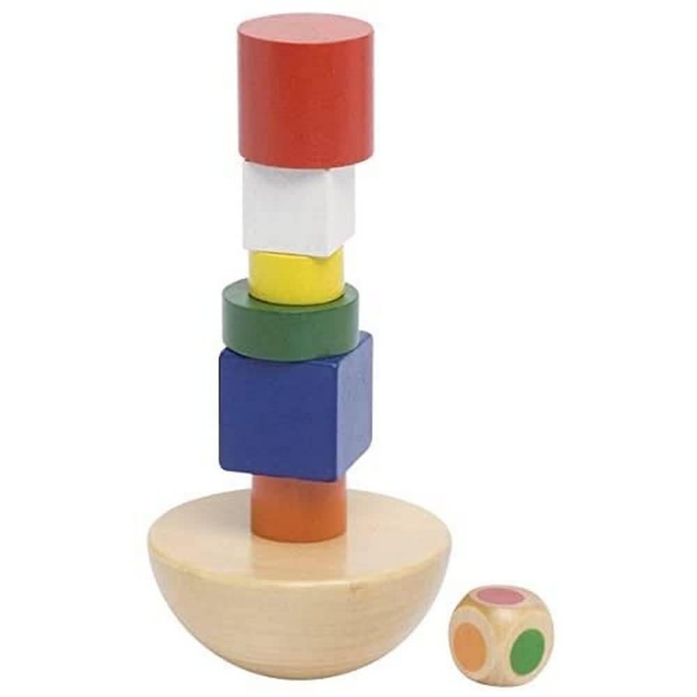 Gioco in legno di equilibrio torre