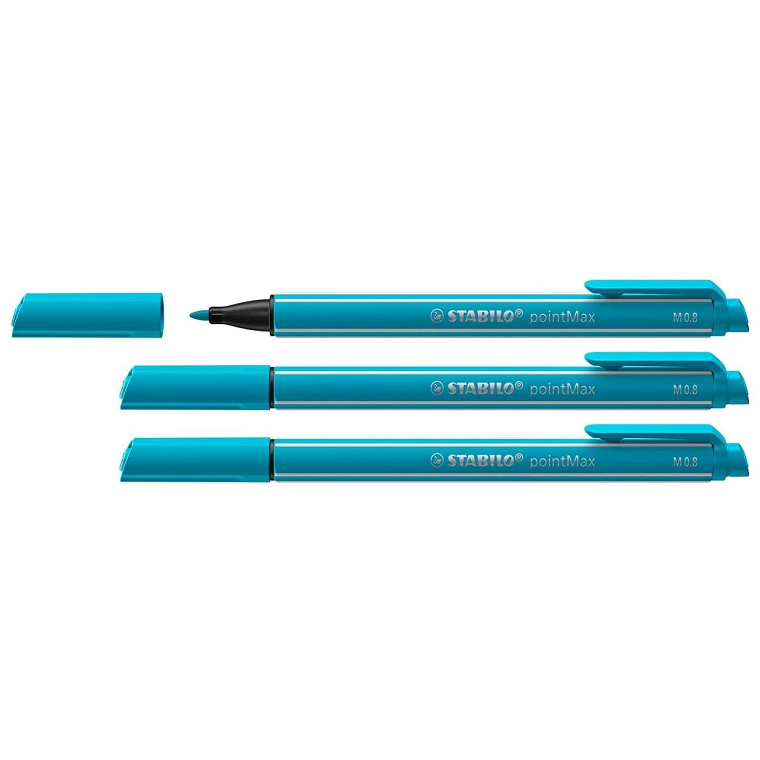 Penna Stabilo pointmax 488 blu chiaro