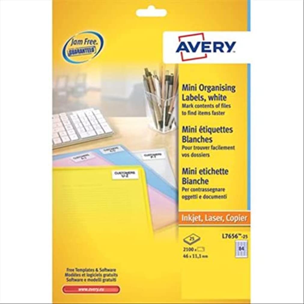 Etichette adesive stampabili Avery fsc 38,1x21,2 fg.25