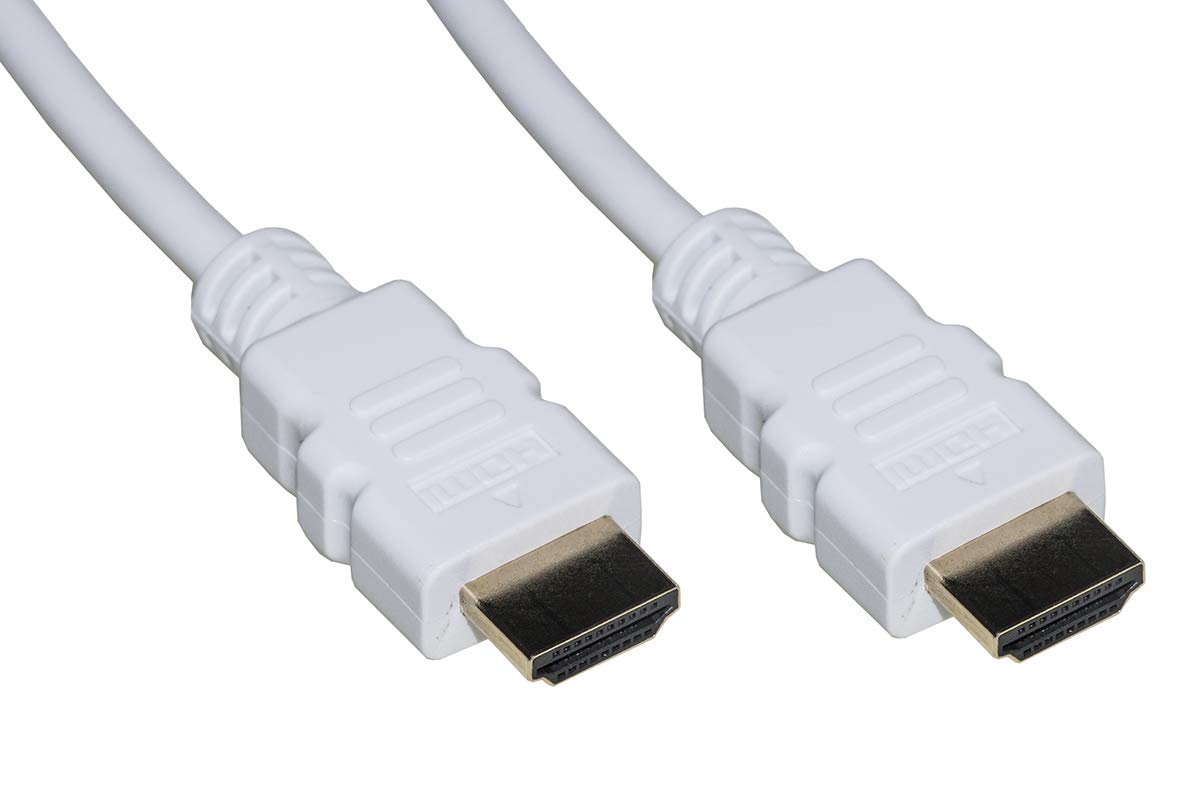 Cavo hdmi 4kx2k per pc, notebook, hdtv 0,5 metri bianco