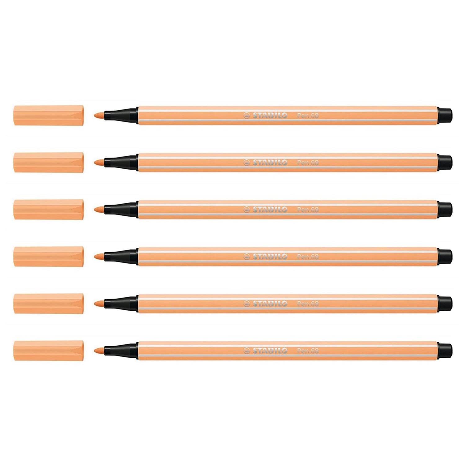 Penna Stabilo Pen 68 light orange 25