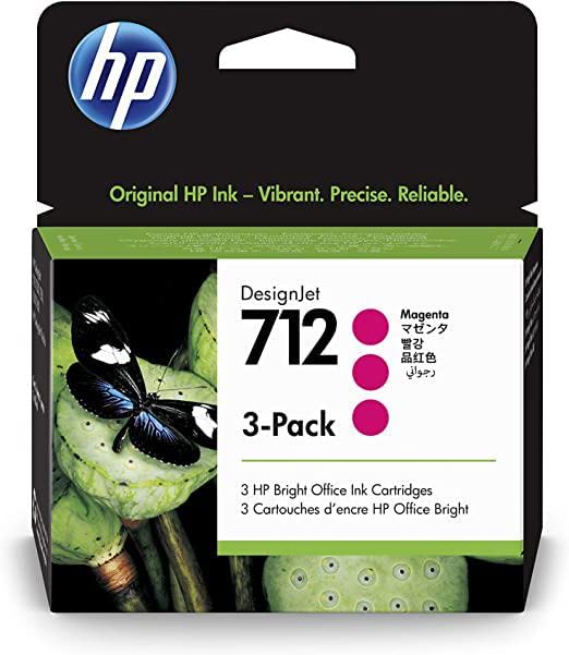 HP 712 3-PACK 29-ML MAGENTA DESIGN