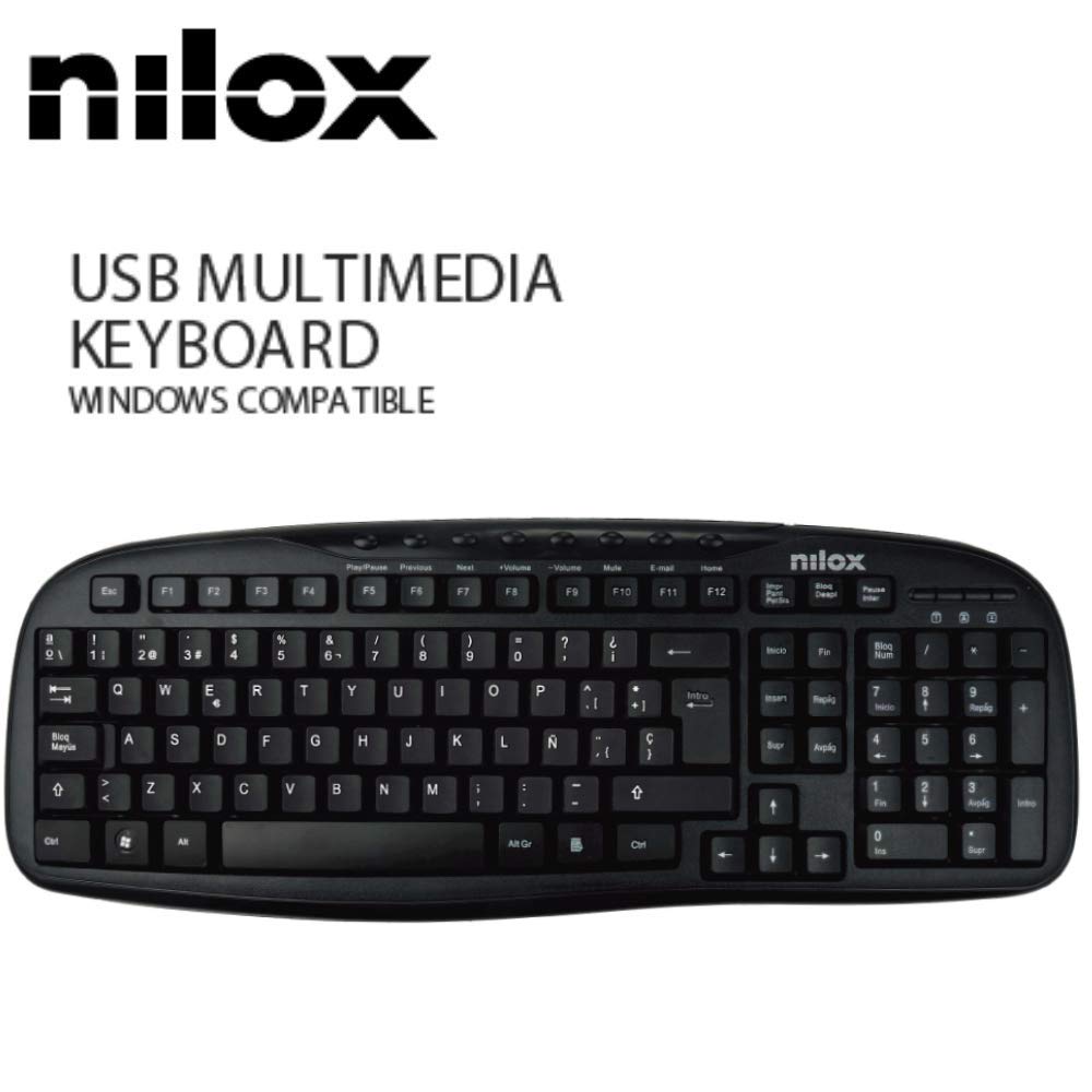 TECLADO MULTIMEDIA USB ESPANOL