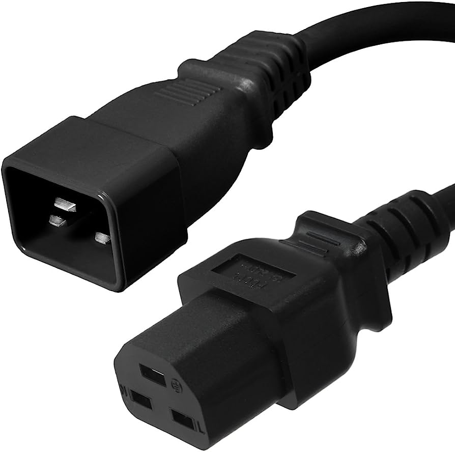 POWER CORD 20A C20-C21 BLK