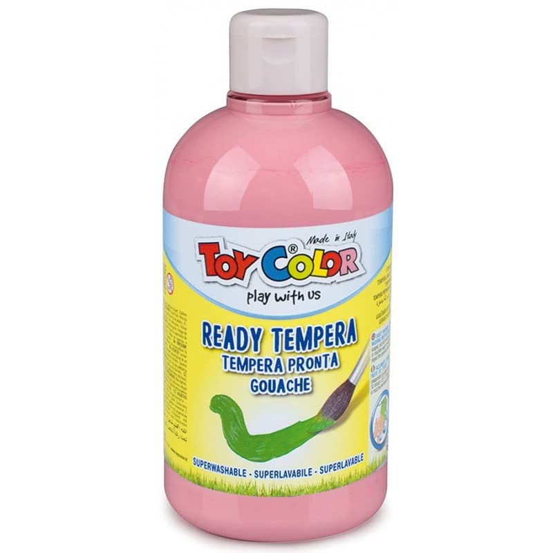 Tempera flacone da 500 ml col rosa pastello