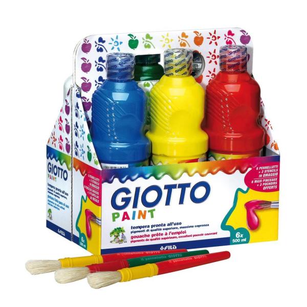 CF6 SCHOOLPACK GIOTTO TEMPERA