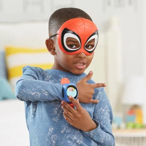 SPIDEY WEB KIT OROLOGIO E MASCHERA