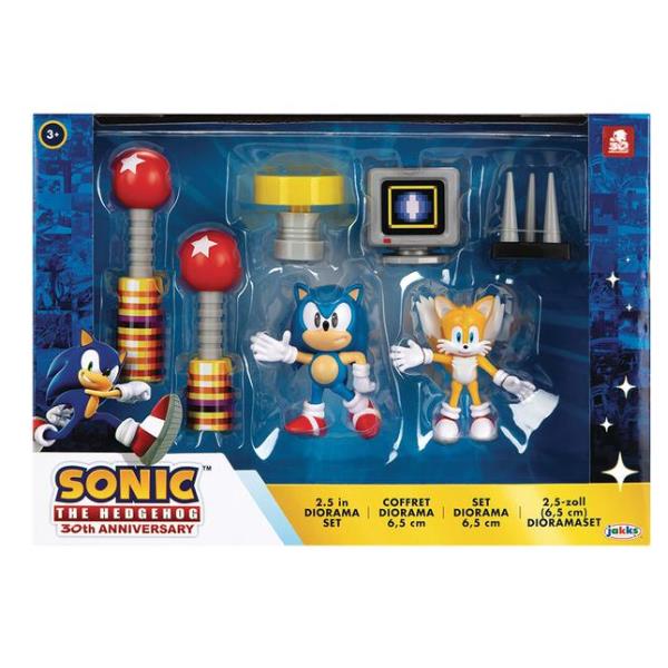 SONIC 2.5' FIGURE DIORAMA SET