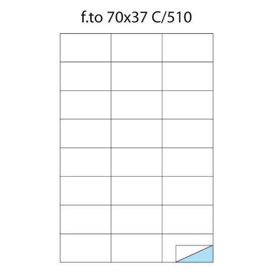 CF1200ETICHETTE 70X37 LASER POLIEST