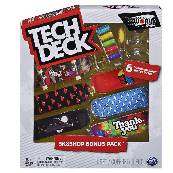 TECH DECK - BONUS - 6 SKATE ASS.TI