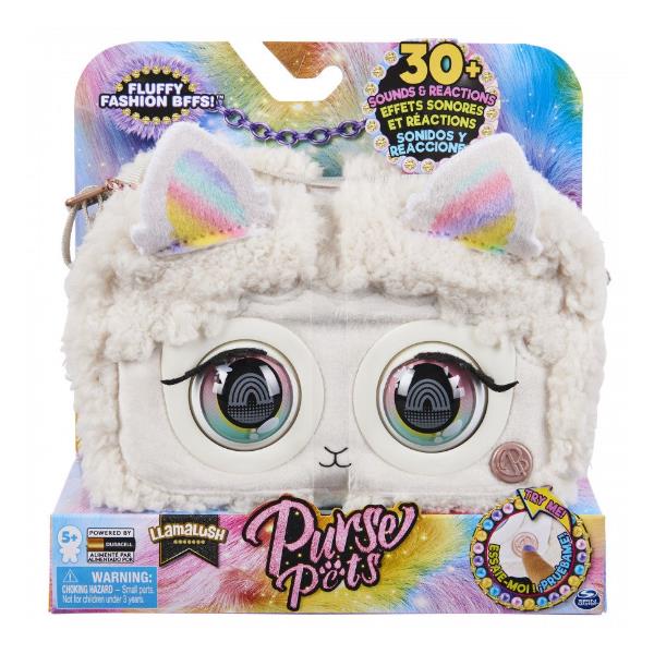 PURSEPET BAG  FLUFFY  LAMA