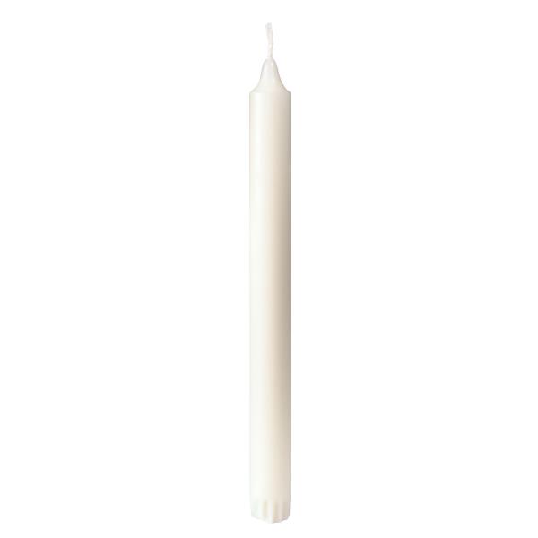 CF30 CANDELE CORONA 250X22MM BIANCO