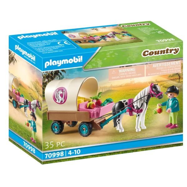 HORSE CARROZZA CON PONY