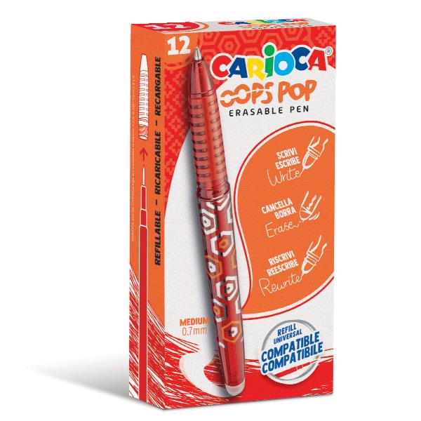 CF12 PENNA CANCELLABILE ROSSO