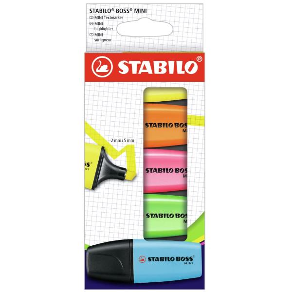 AST5 STABILO BOSS MINI G/A/V/B/R