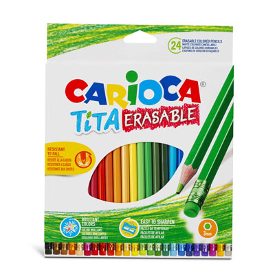 Pastelli Carioca tita cancellabile pz.24