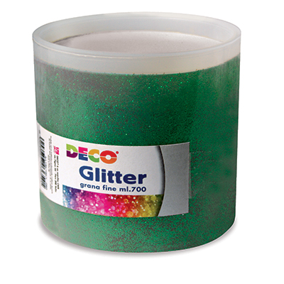 Glitter grana fine - barattolo ml.700 - verde