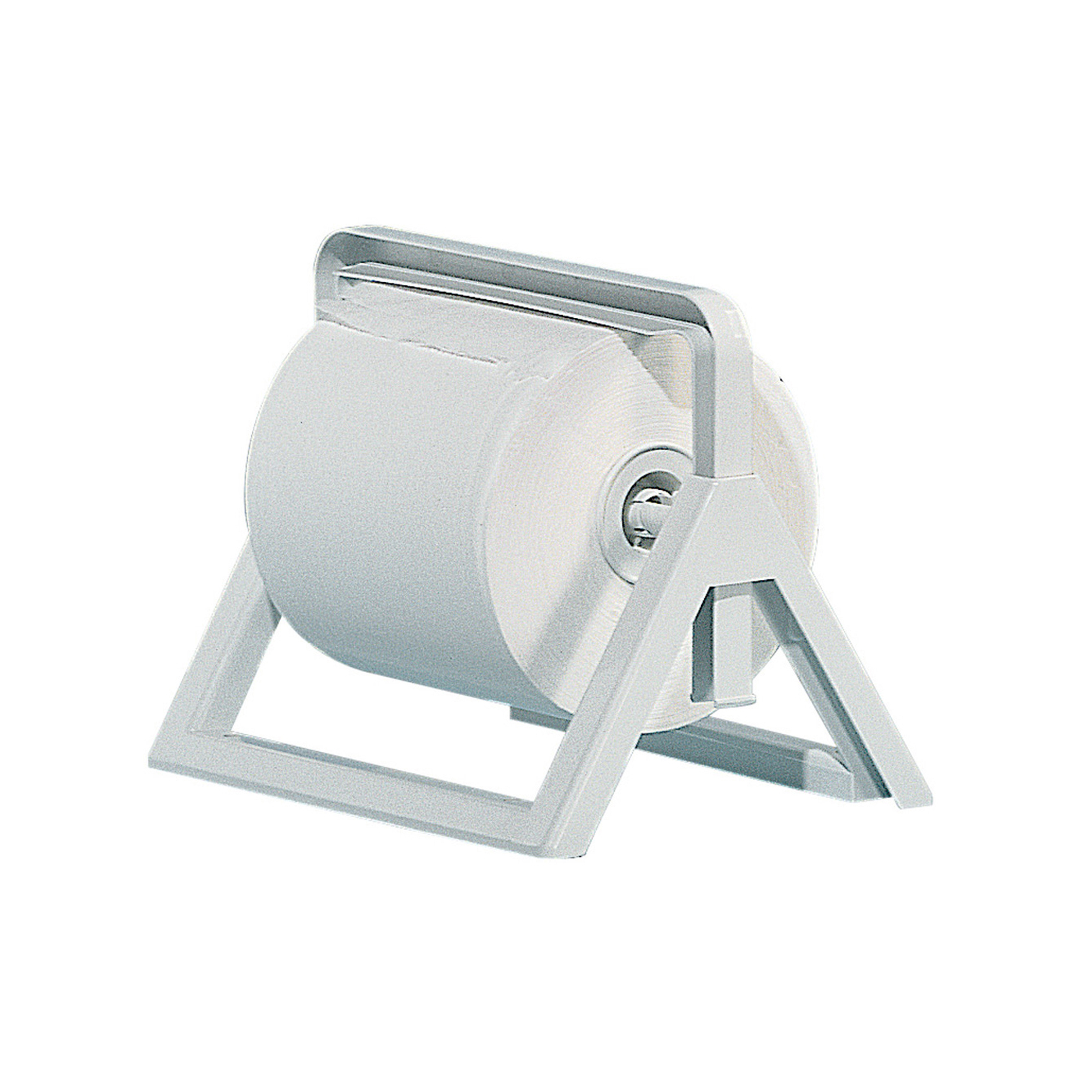 Dispenser murale/da banco per bobine di carta - ABS - 25x30,5x44 cm - bianco - Mar Plast