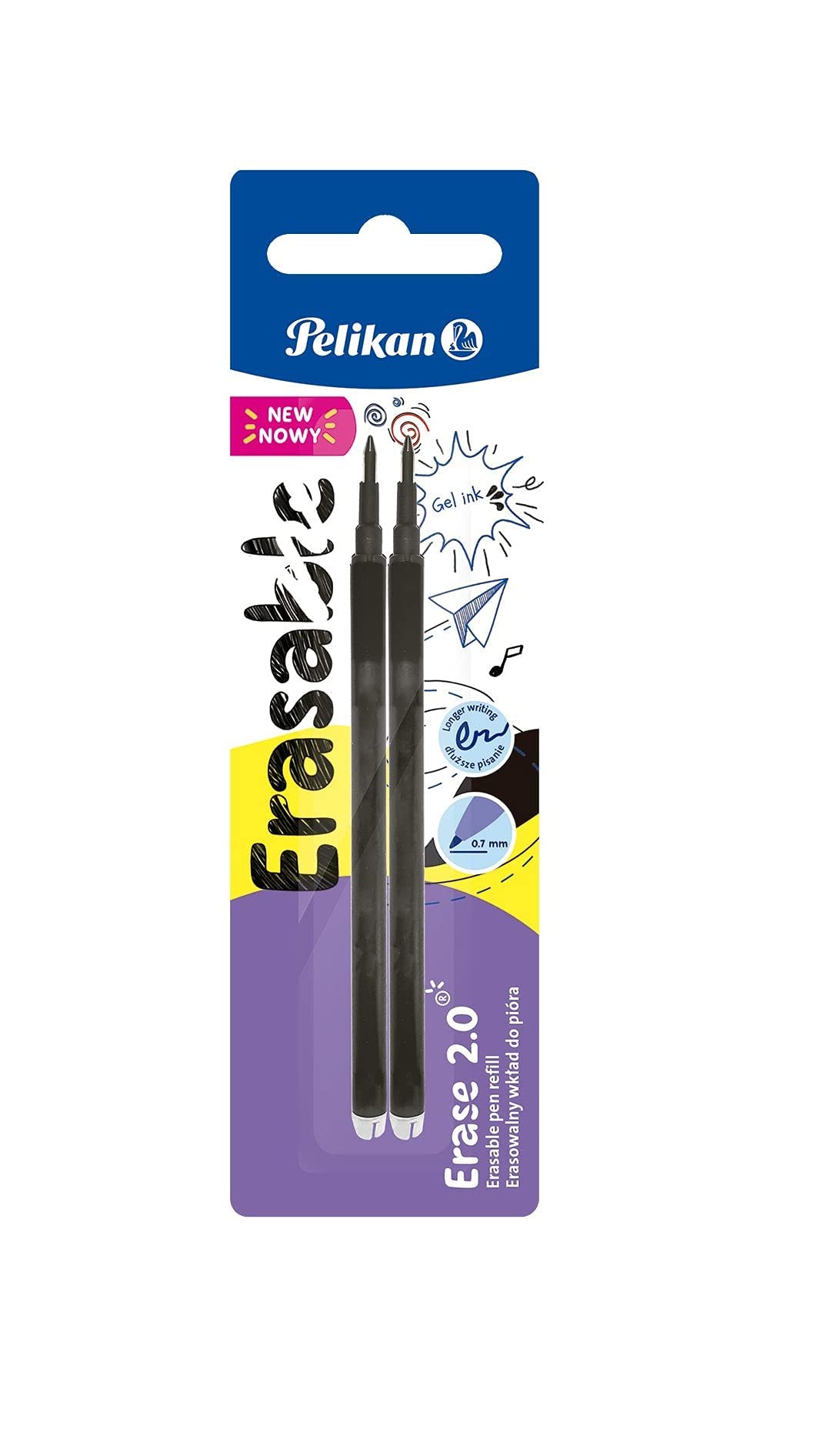 Bl.2 refill Pelikan erase 2.0 nero