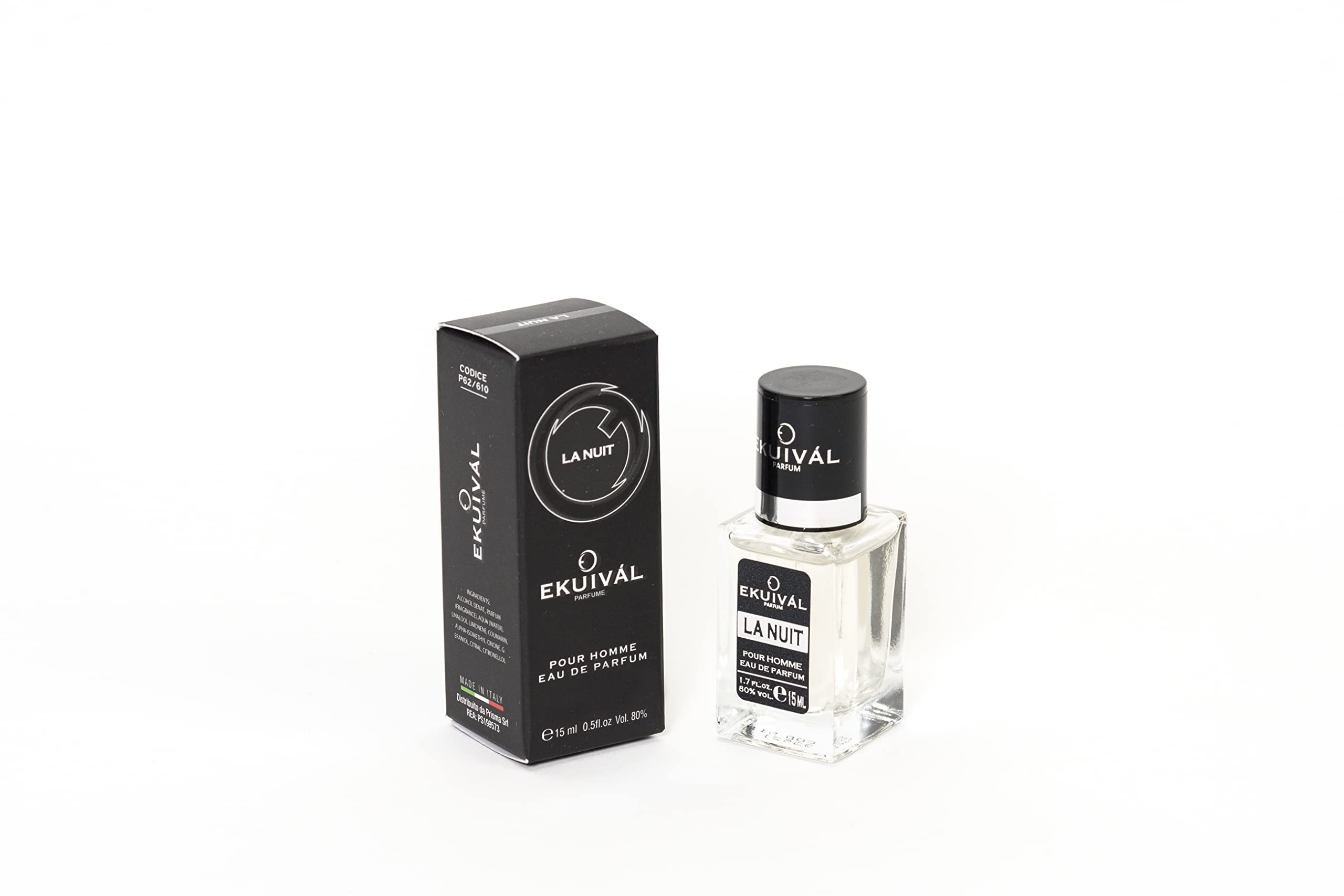 Flacone profumo 15 ml Ekuival la notte dell'uomo