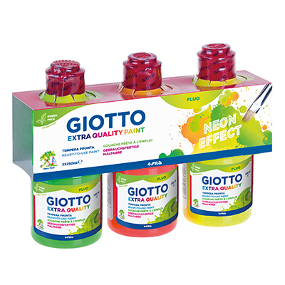 Tempera Giotto extra quality paint 3x250 ml.